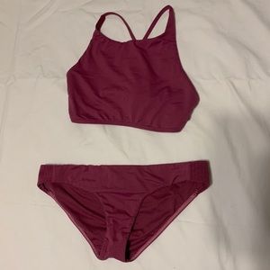 Billabong Bikini Set Mauve Color Size Medium EUC